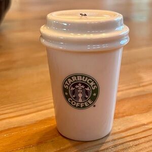 Starbucks White Ceramic Ornament